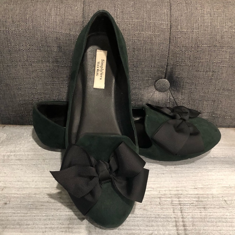 Simply Vera Emerald Toned Flats